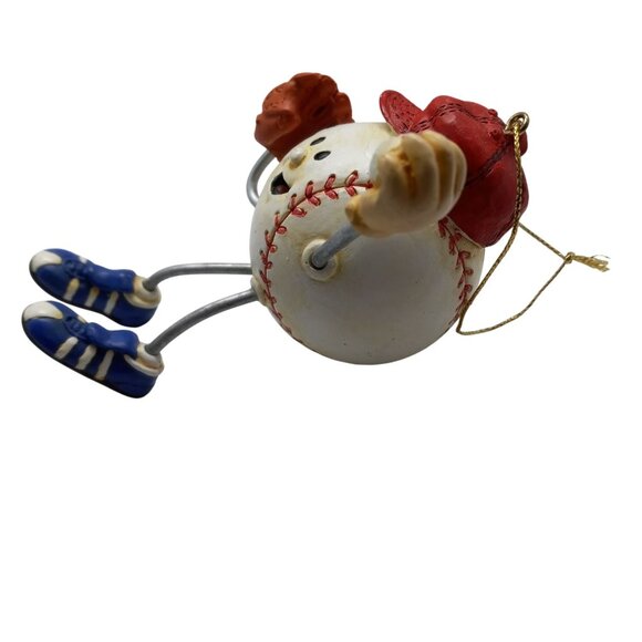 Anthropomorphic Baseball Character Hanging Ornament Novelty Cap Shoes - Picture 2 of 6